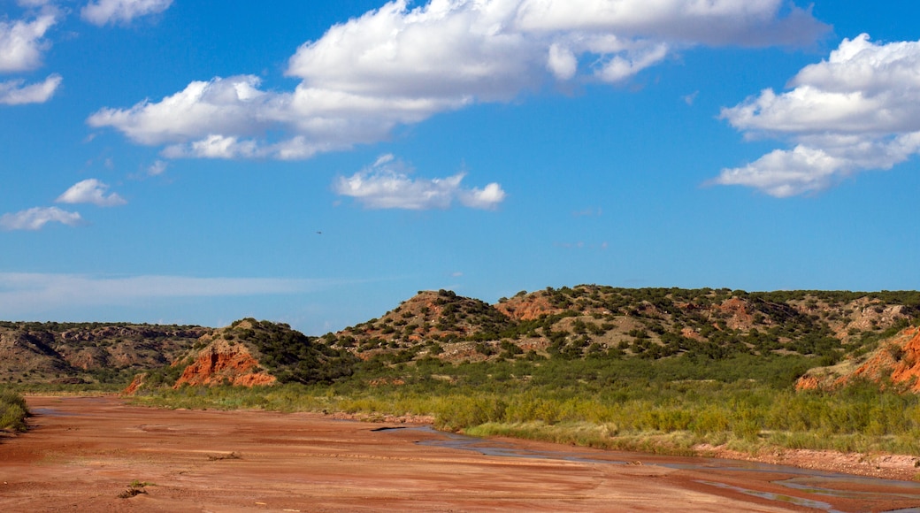 Dry river bed of the Prairie Dog Town Fork of the Red River in the Texas Panhandle
