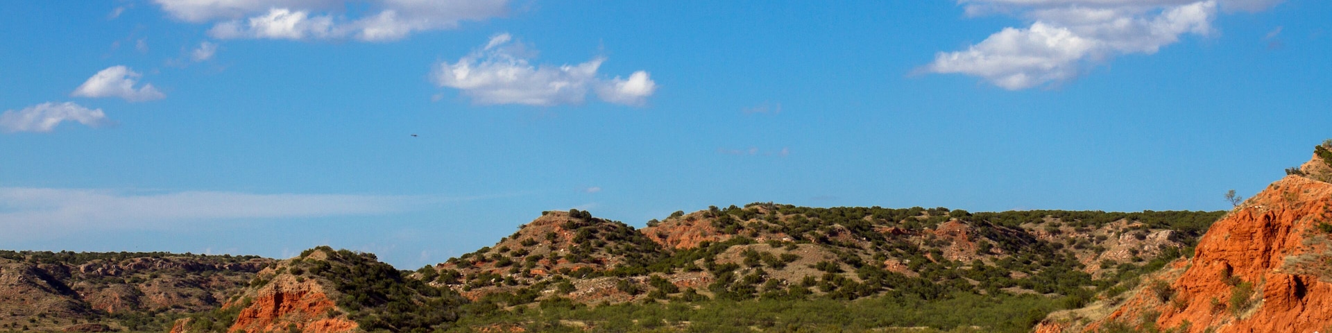 Dry river bed of the Prairie Dog Town Fork of the Red River in the Texas Panhandle