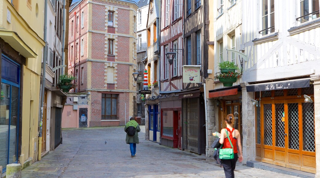 Seine-Maritime featuring street scenes and a city