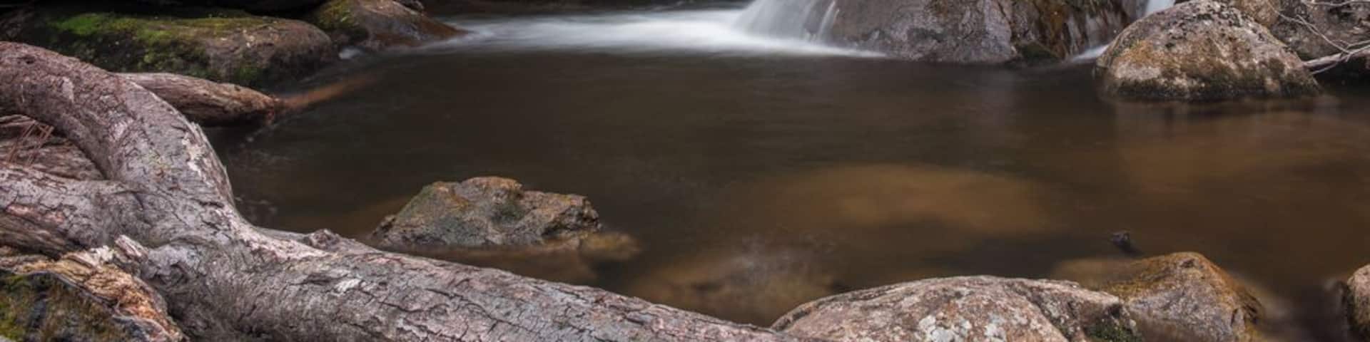 Nice place near Marysville but you need 4-wheel drive to access. The water levels were down near the end of summer. The area was closed last Winter due to fallen trees.