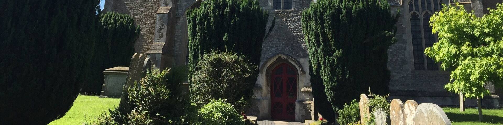 This is the church my parents married in, where I was baptised, and my grandparents ashes are buried and I love to walk round the small churchyard when I go to Bassett.