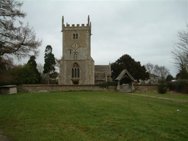 St Mary Magdalene's parish church, South Marston, Wiltshire, seen from the west