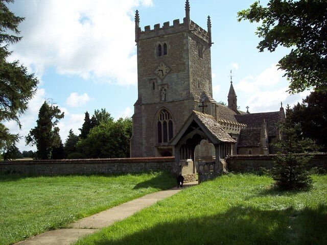 Church of England parish church of St Mary Magdalene, South Marston, Wiltshire, viewed from the west