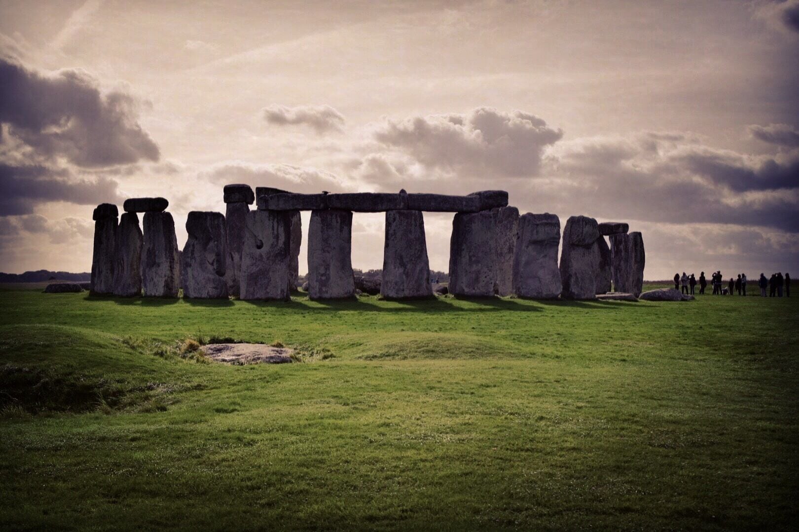 Stonehenge. If you walk around to the opposite side, of where all of the tourist unload off of the busses, and lay down on your belly, you can manage to keep a majority of the tourists out of the frame of your shot 😉
#stonehendge #InStone #olderthanGod #olderthandirt #ruins #thealiensbuiltthis #wasthisjustabigasssundial? 