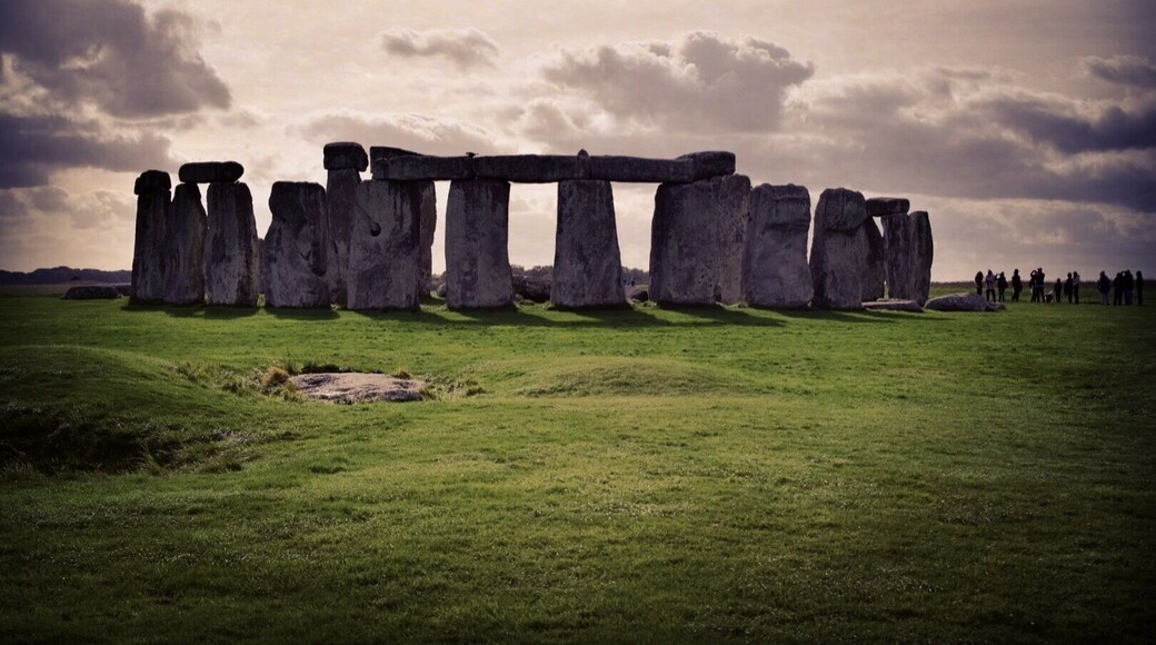 Stonehenge. If you walk around to the opposite side, of where all of the tourist unload off of the busses, and lay down on your belly, you can manage to keep a majority of the tourists out of the frame of your shot 😉
#stonehendge #InStone #olderthanGod #olderthandirt #ruins #thealiensbuiltthis #wasthisjustabigasssundial?