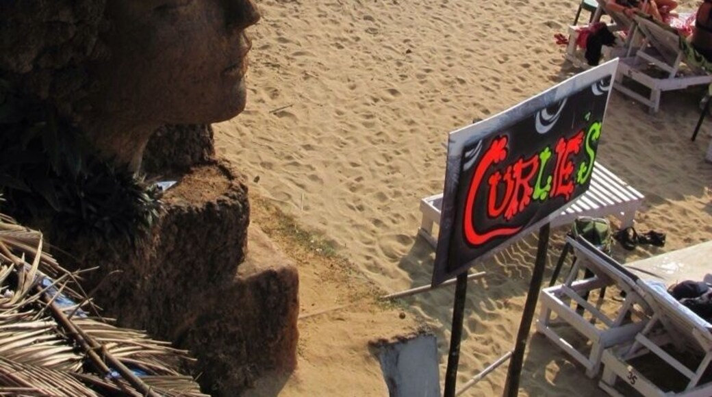 CURLIE'S .... You can't miss this one in Goa !