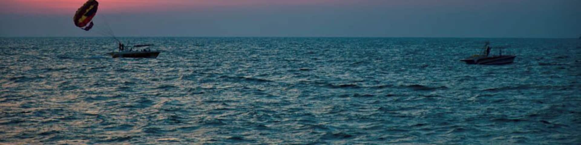 Some keep it radical, while others relax...
but we're all having fun as the sun goes down at #beach in Goa - Incredible India! :)
#GoldenHour #waterlust