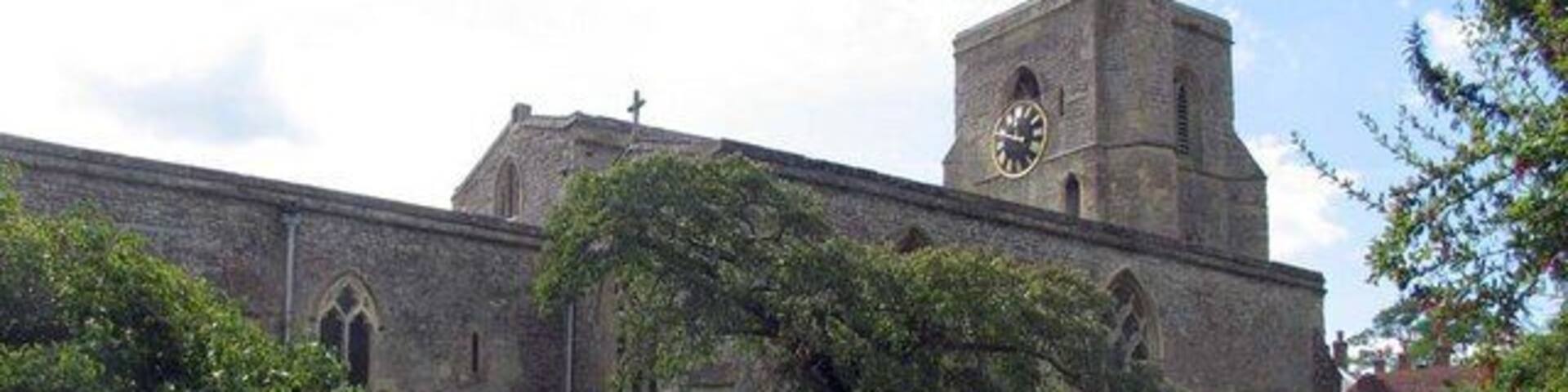 Church of England parish church of St Mary the Virgin, Great Milton, Oxfordshire: view from the northeast