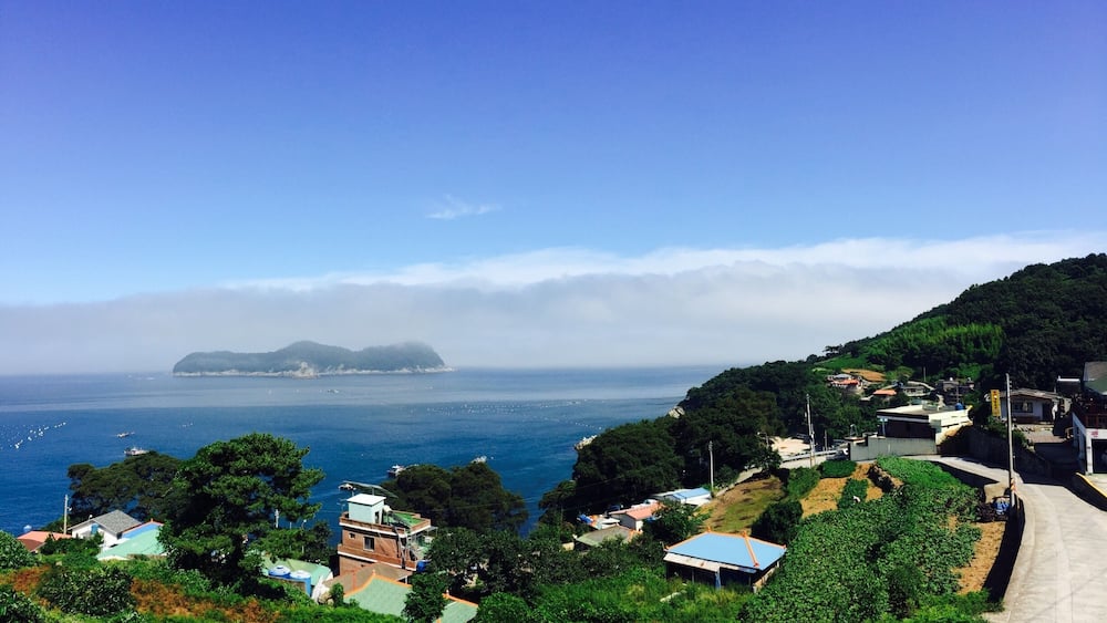 Beautiful seaside village in Nam-hea, south Korea!