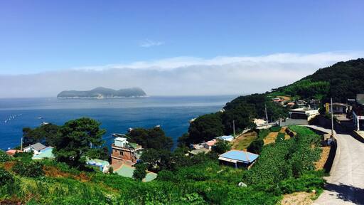 Beautiful seaside village in Nam-hea, south Korea!