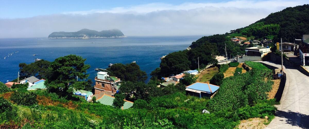 Beautiful seaside village in Nam-hea, south Korea!