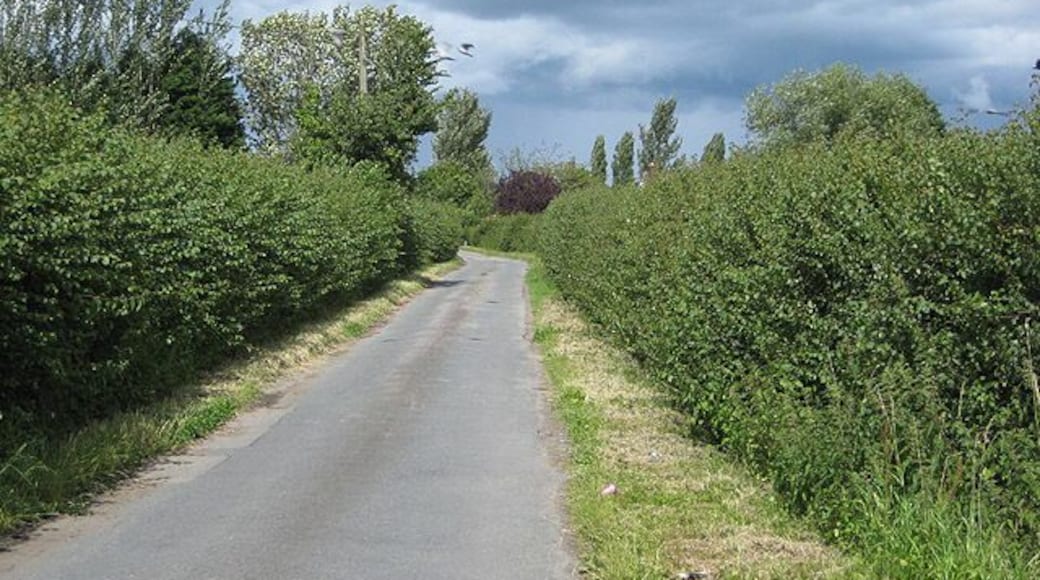 No through road, Down Hatherley Leading to Wood Farm.