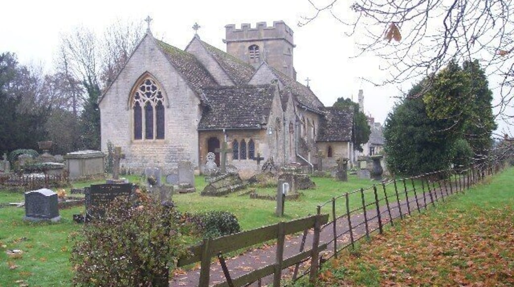 Down Hatherley Church. Dedicated to St Mary and Corpus Christi. For more information see: http://beehive.thisisgloucestershire.co.uk/default.asp?WCI=SiteHome&ID=2819