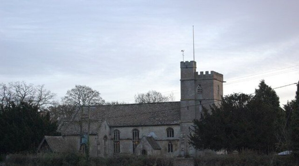 St Michael and All Angels' parish church, Eastington, Gloucestreshire, seen from the north