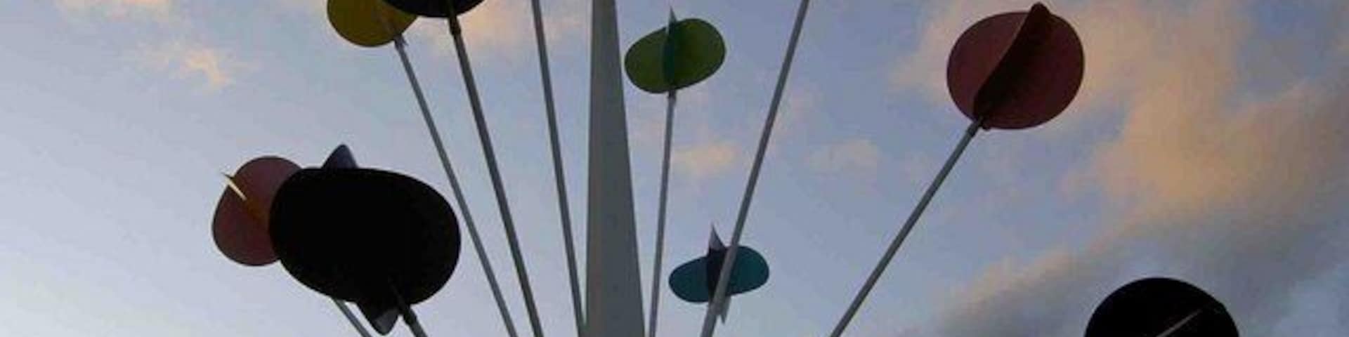 Sculpture to the rear of The Mall Cribbs causeway shopping centre and this sculpture is outside the first floor entrance to Boots.
