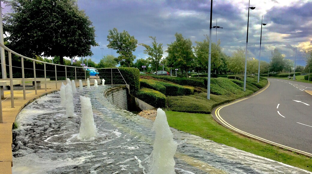 A Foam Fountain at the Mall Cribbs Causeway