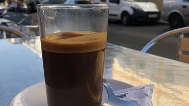 Morning coffee in Dan José de la Rinconanda