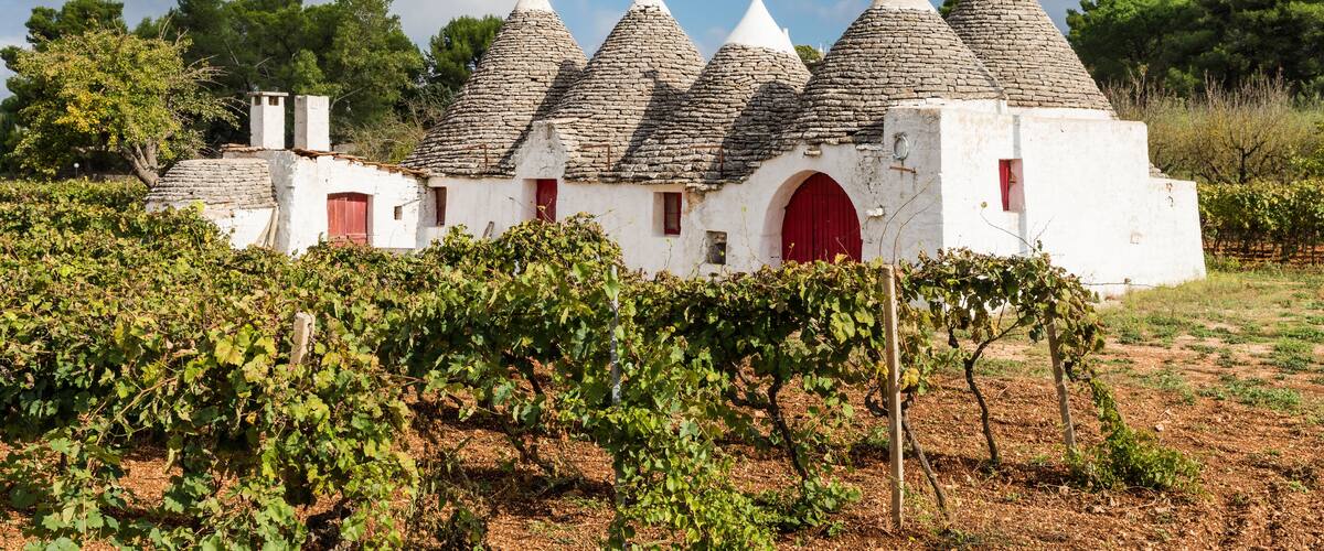 Trulli bei Alberobello; Apulien; Italien