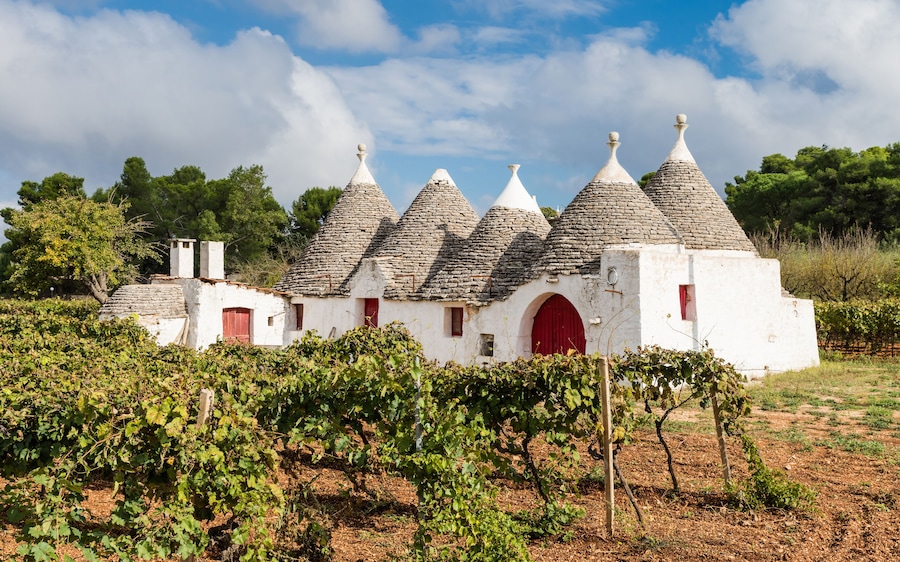 Trulli bei Alberobello; Apulien; Italien