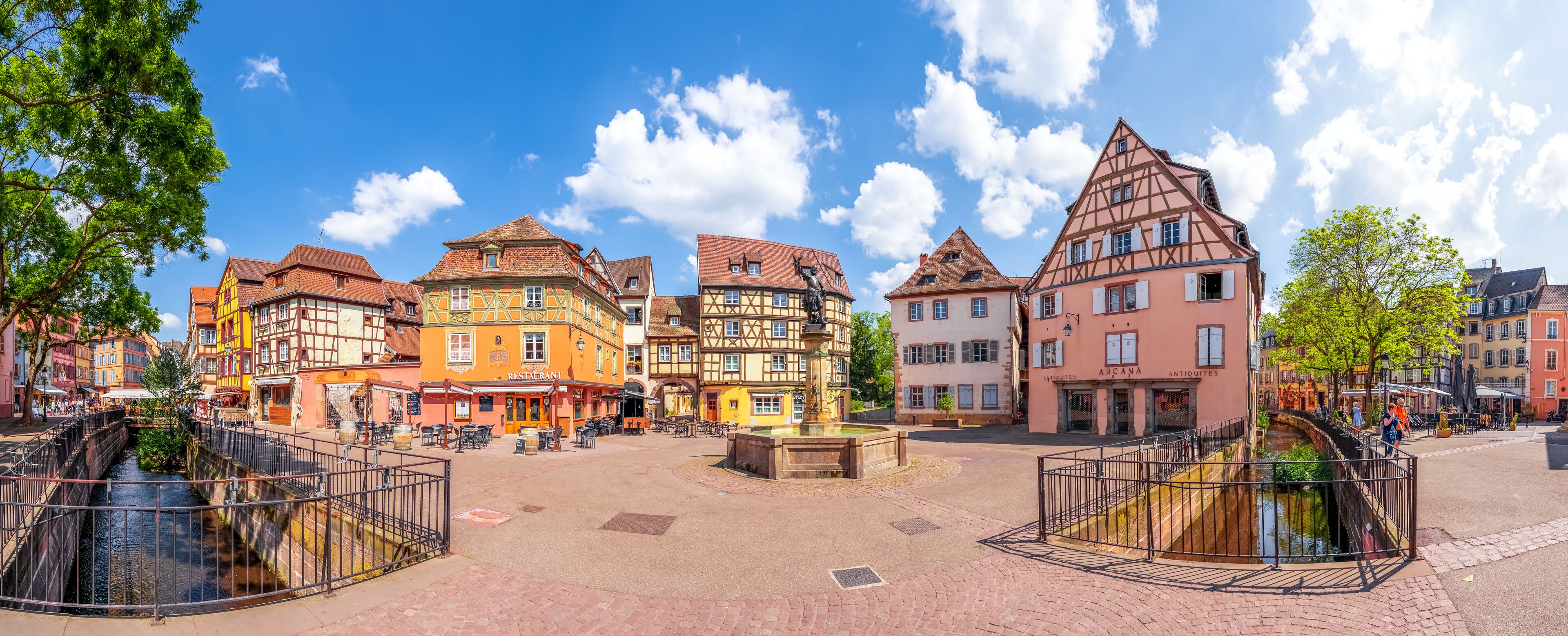 Marktplatz, Colmar, Elsass, Frankreich 