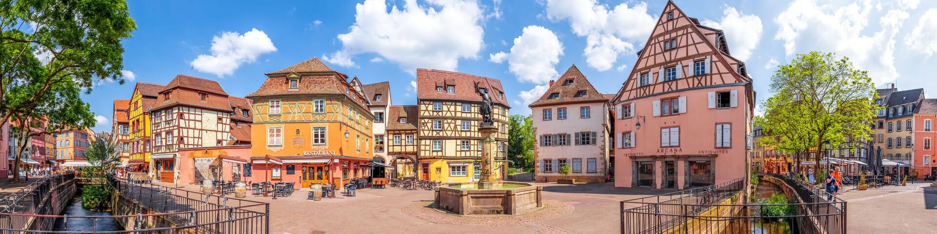 Marktplatz, Colmar, Elsass, Frankreich