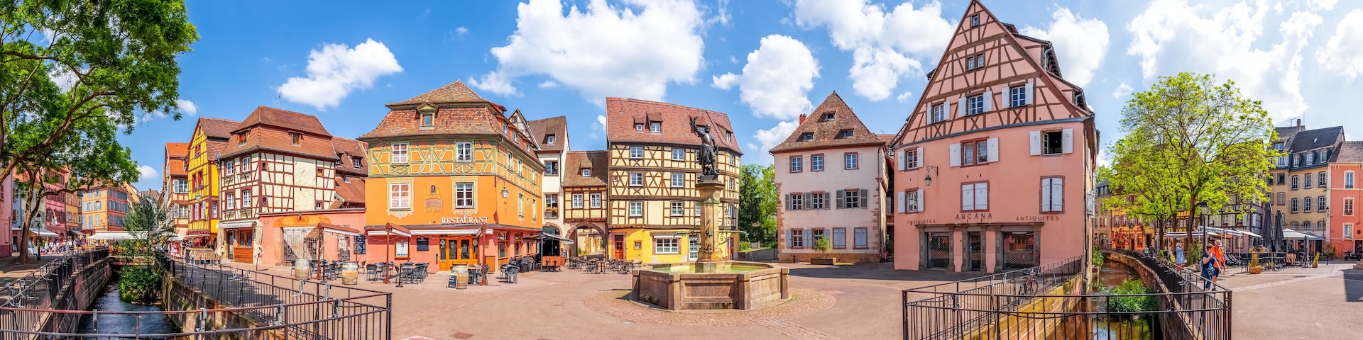 Marktplatz, Colmar, Elsass, Frankreich