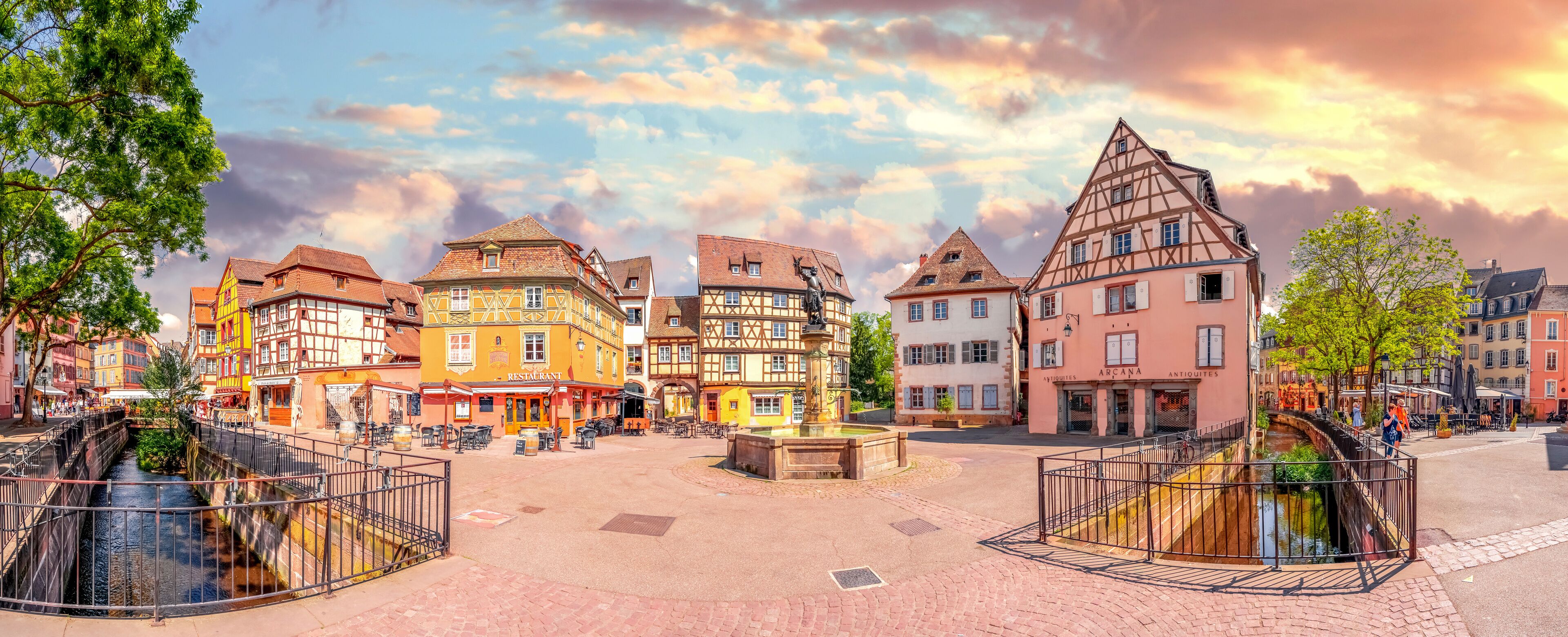 Markt, Altstadt, Colmar, Frankreich 