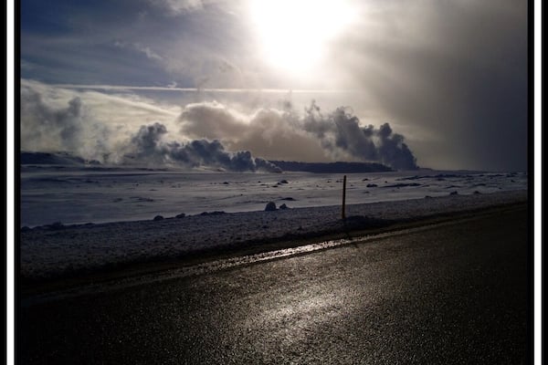Driving the ring road through the mountain pass between Selfoss and Reykjavik will take you through this geothermal field. Amazing to watch the steam blast out of the ground.
