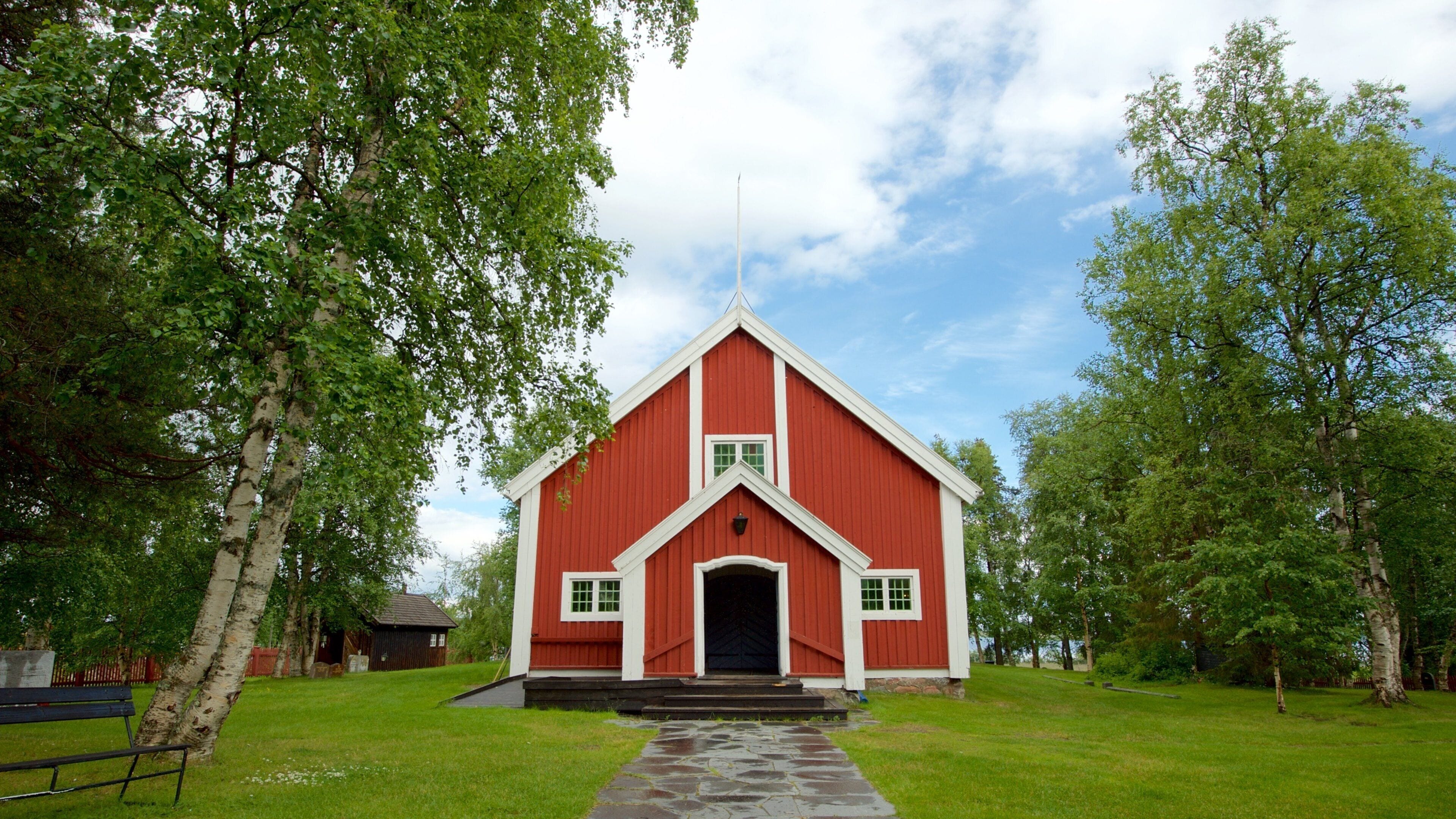 Northern Sweden which includes farmland