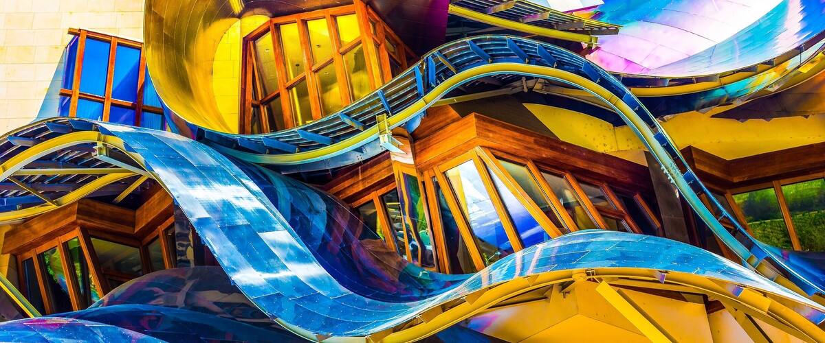 Gehry designed and great wine.