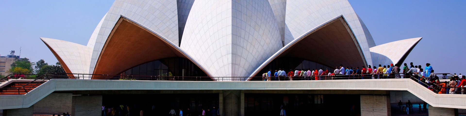 BMX5DD The Bahai temple in South Delhi, Delhi, India