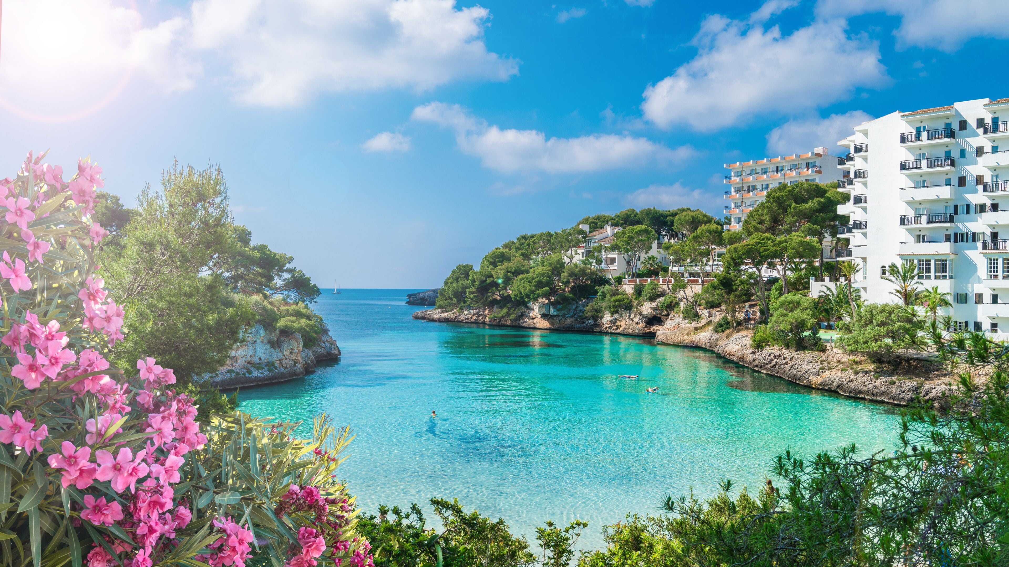 Cala Dor bay at Cala d'Or city, Palma Mallorca Island, Spain