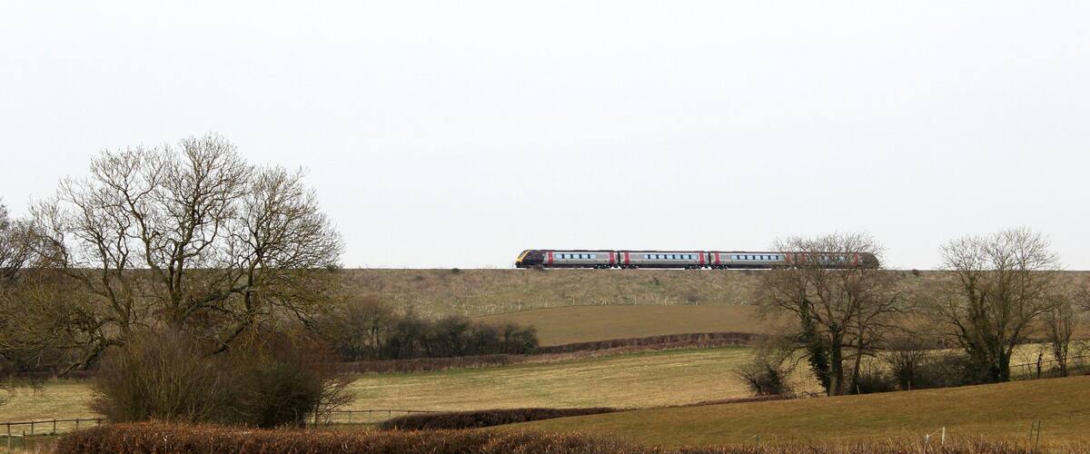 Approaching Winterbourne Viaduct