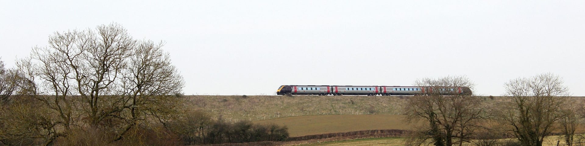Approaching Winterbourne Viaduct