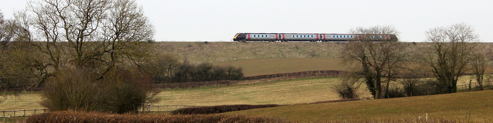 Approaching Winterbourne Viaduct