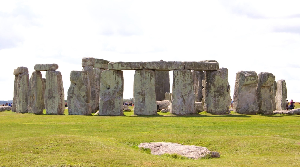 Stonehenge showing heritage elements
