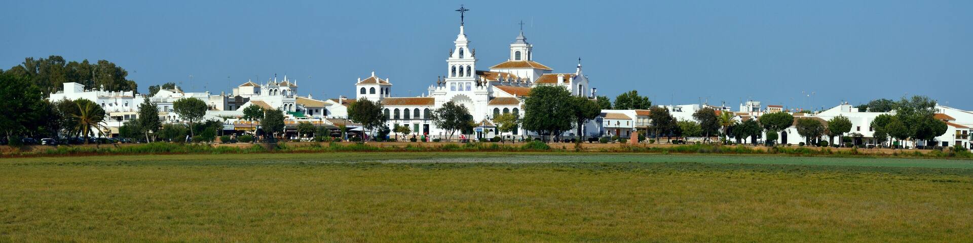 Panorámica de El Rocío, Huelva