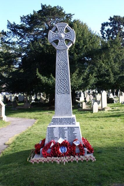 War Memorial at St George Church.