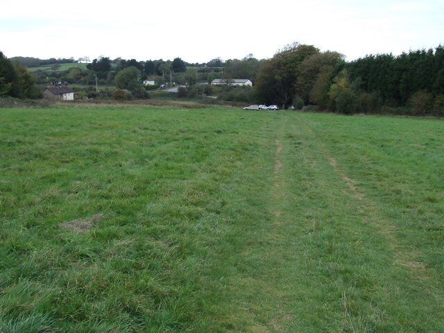 Felton Common The north end of the common, with Potters Hill in the distance.