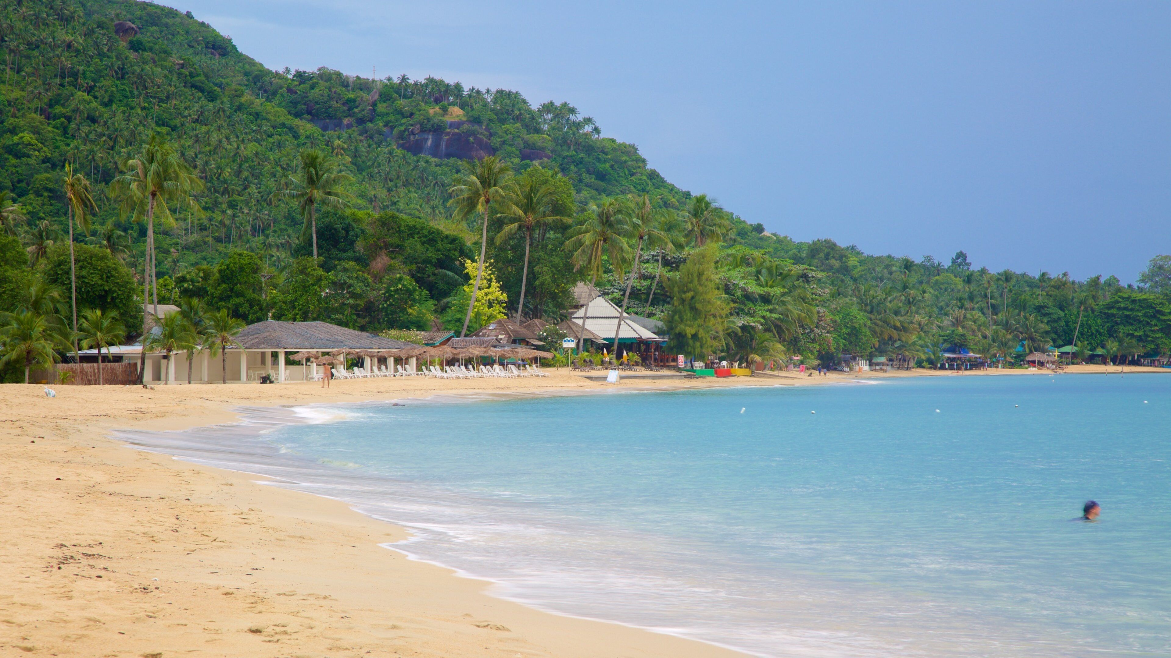 Lamai Beach showing a bay or harbor