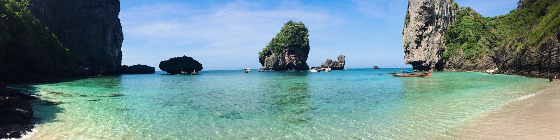 An isolated beach in Thailand is hard to come by and this one was beyond beautiful #beachbound