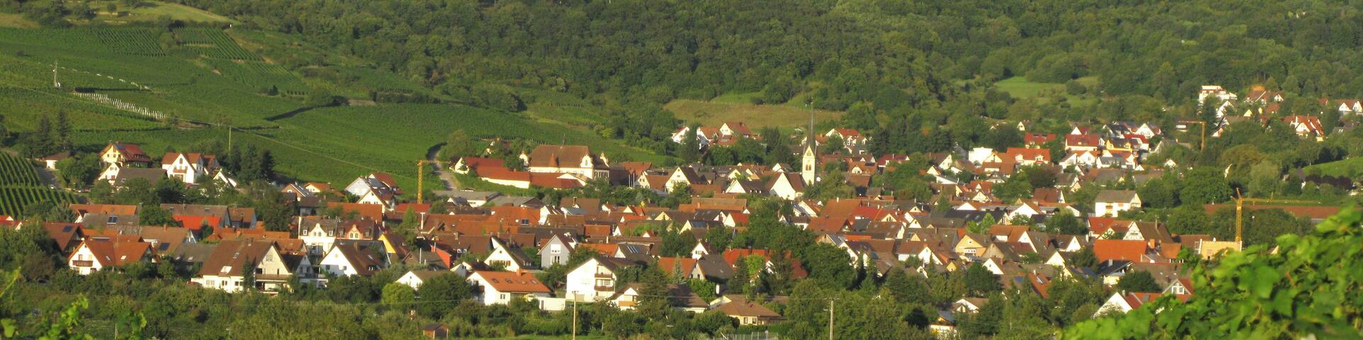 Ebringen mit Ruine Schneeburg