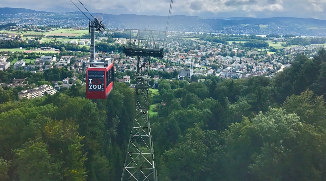Amazing view of the Sihl valley from Felsenegg, Switzerland