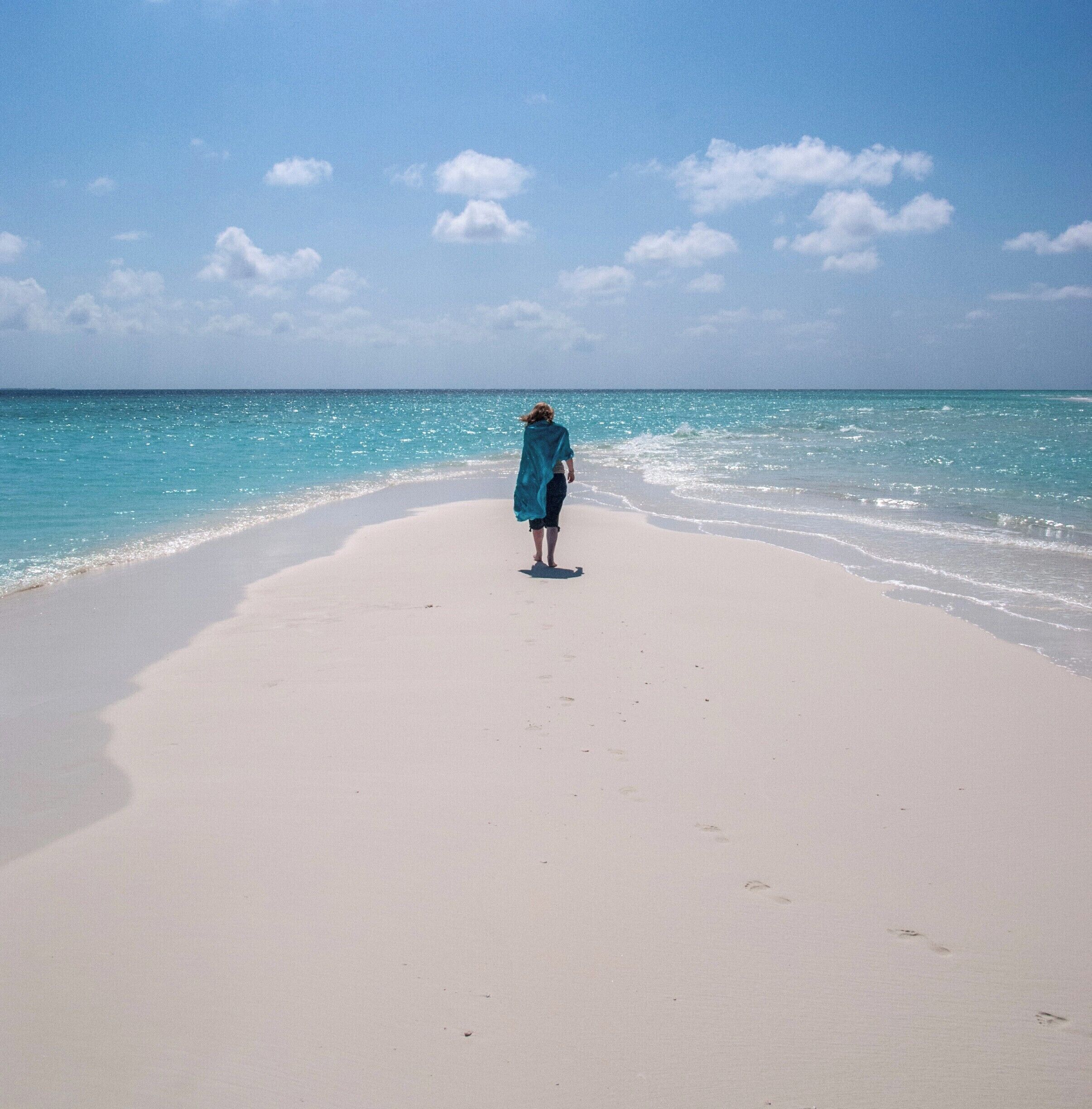 No such thing as a packed beach on the small island of Kuramathi in the paradise known as The Maldives.