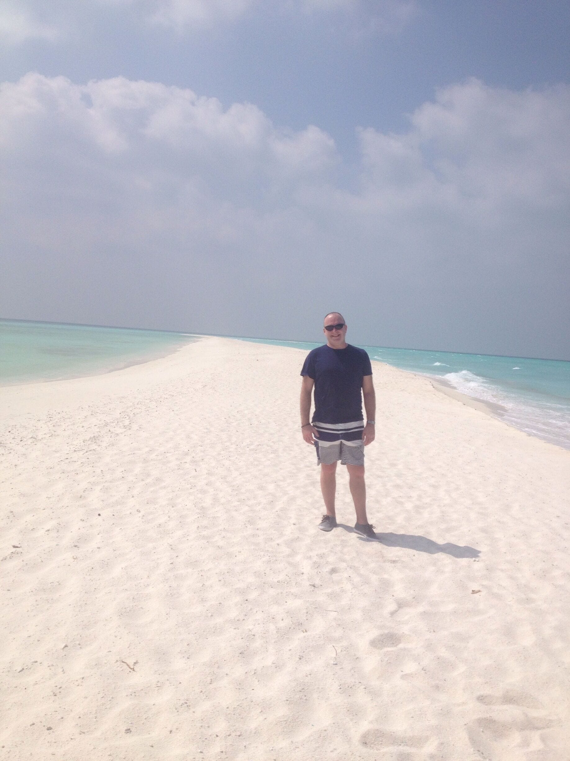 Being alone  on the sandbank at the end of the island feels like being on the moon! 