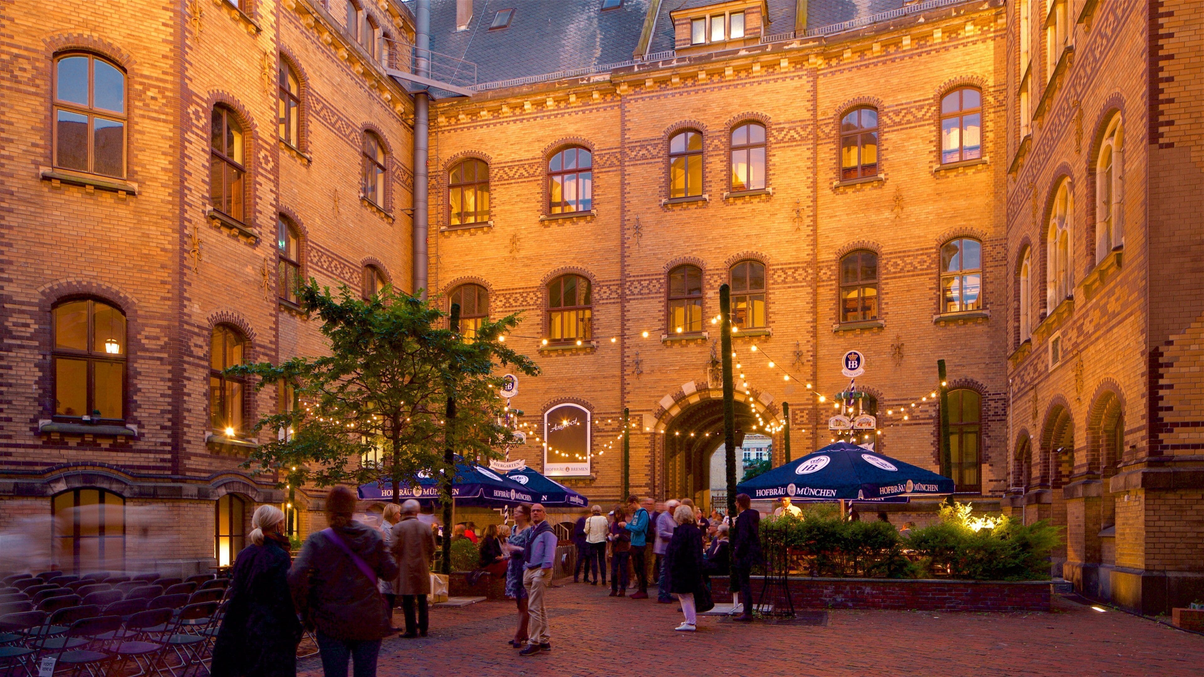 Bremen which includes heritage elements as well as a small group of people