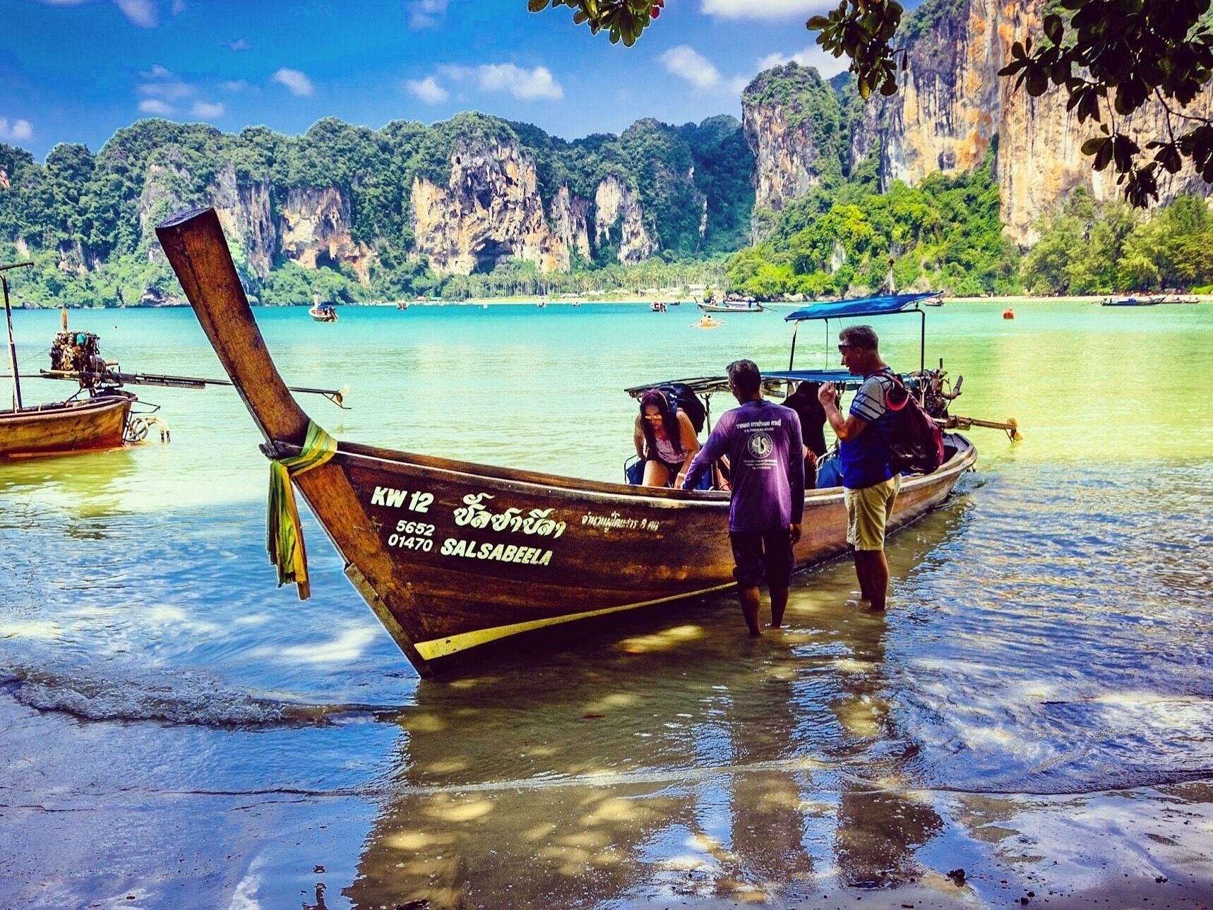 Railay beach in Ao Nang Krabi - Thailand.
