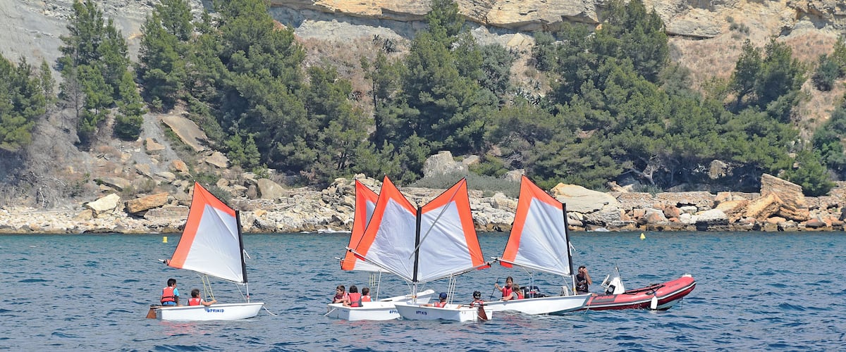 Colorful sails caught my eye.