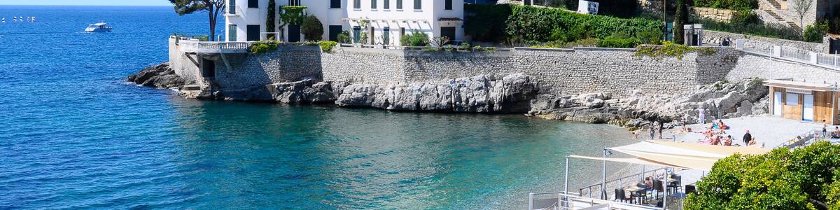 Sea landscape near Bandol, France