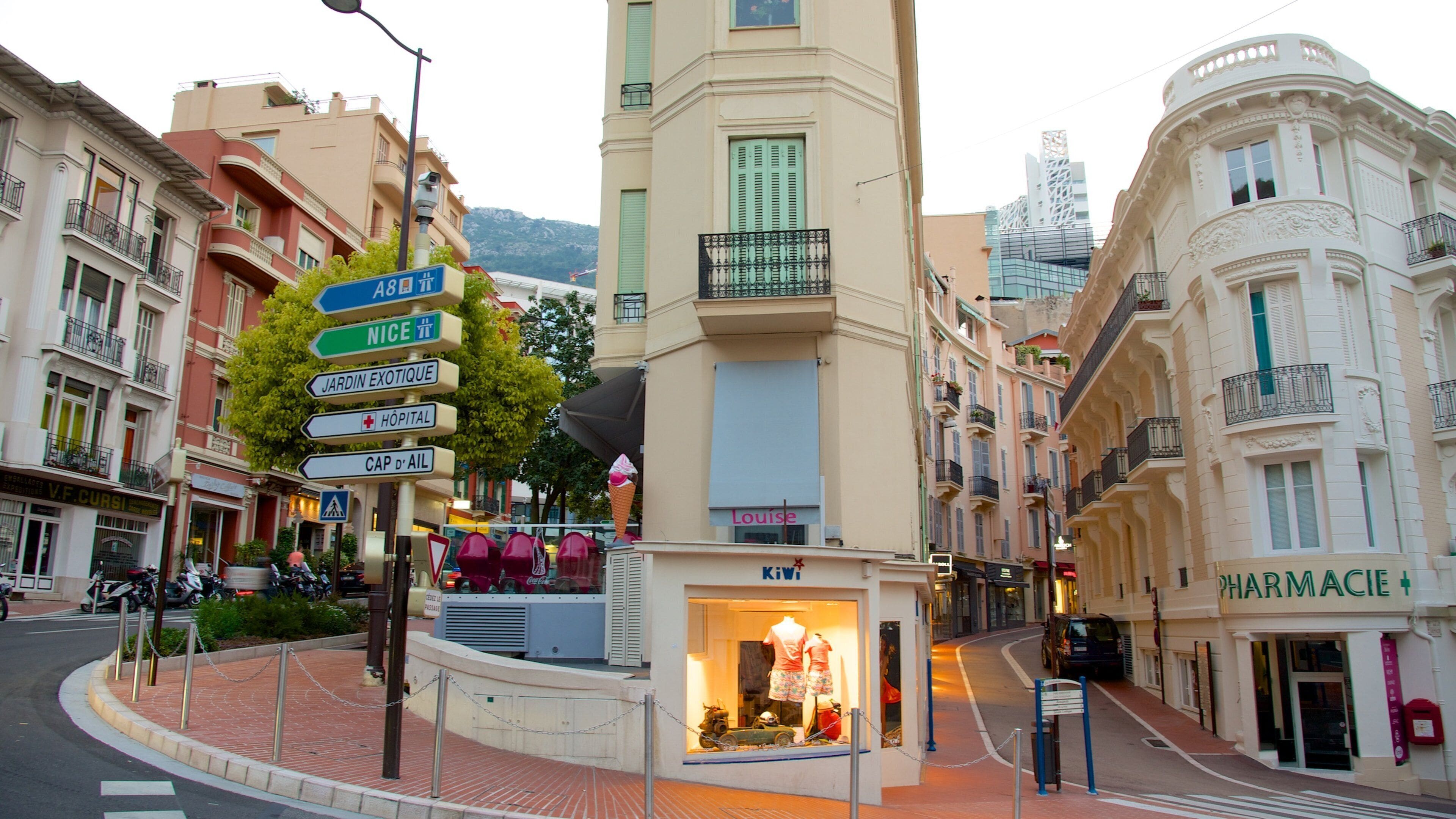 Monaco featuring heritage elements and a city